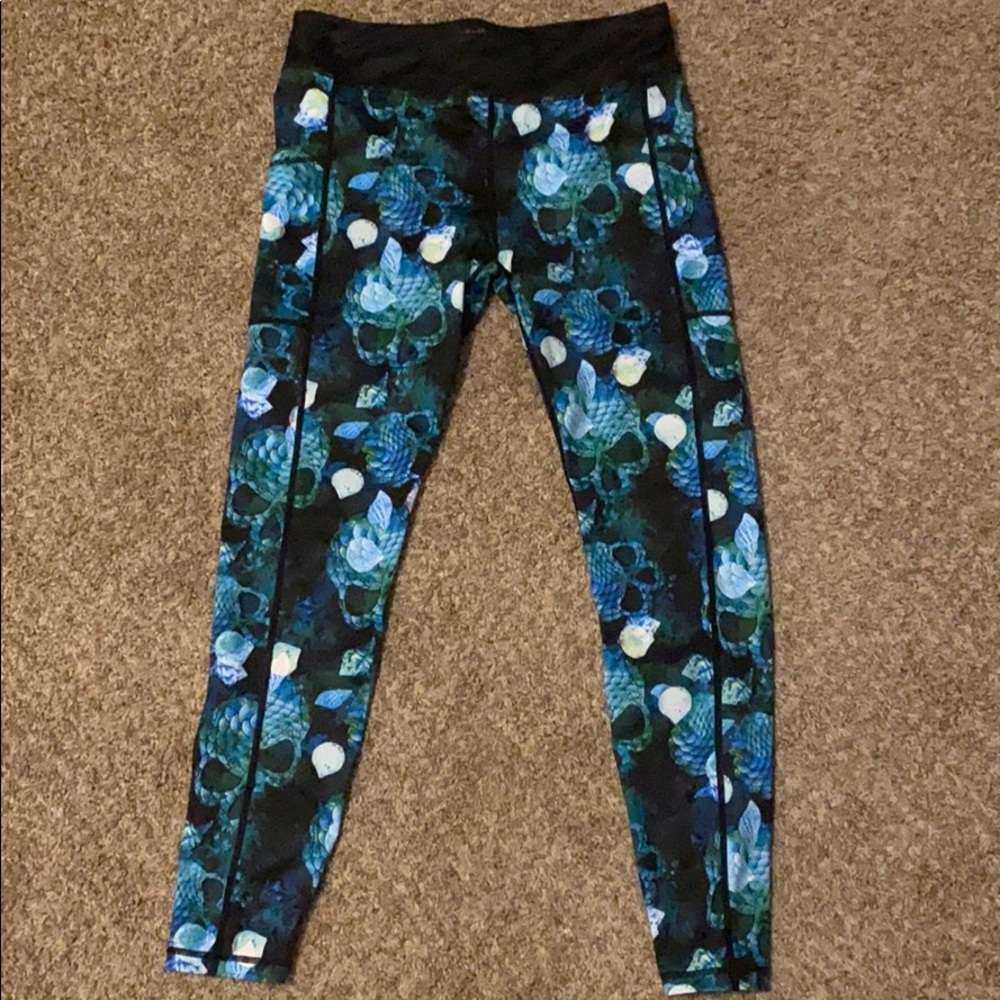 CVG- Constantly Varied Gear mermaid skull leggings